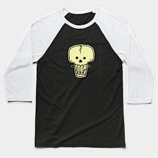 Skull with earrings Baseball T-Shirt